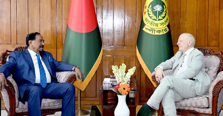 স্পিকার ও ঢাকায় নিযুক্ত জার্মানির রাষ্ট্রদূত